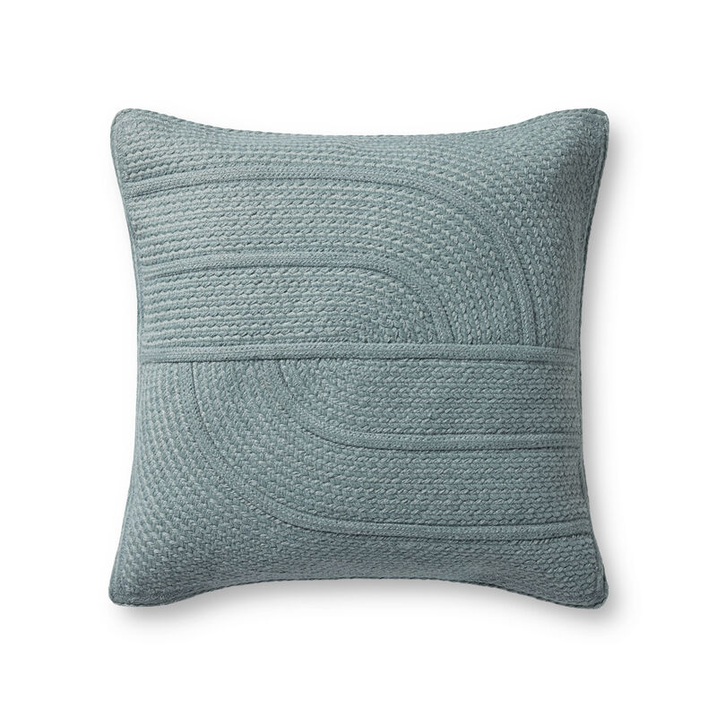 Lt. Blue 20''x20'' Cover w/Down Pillow image number 0